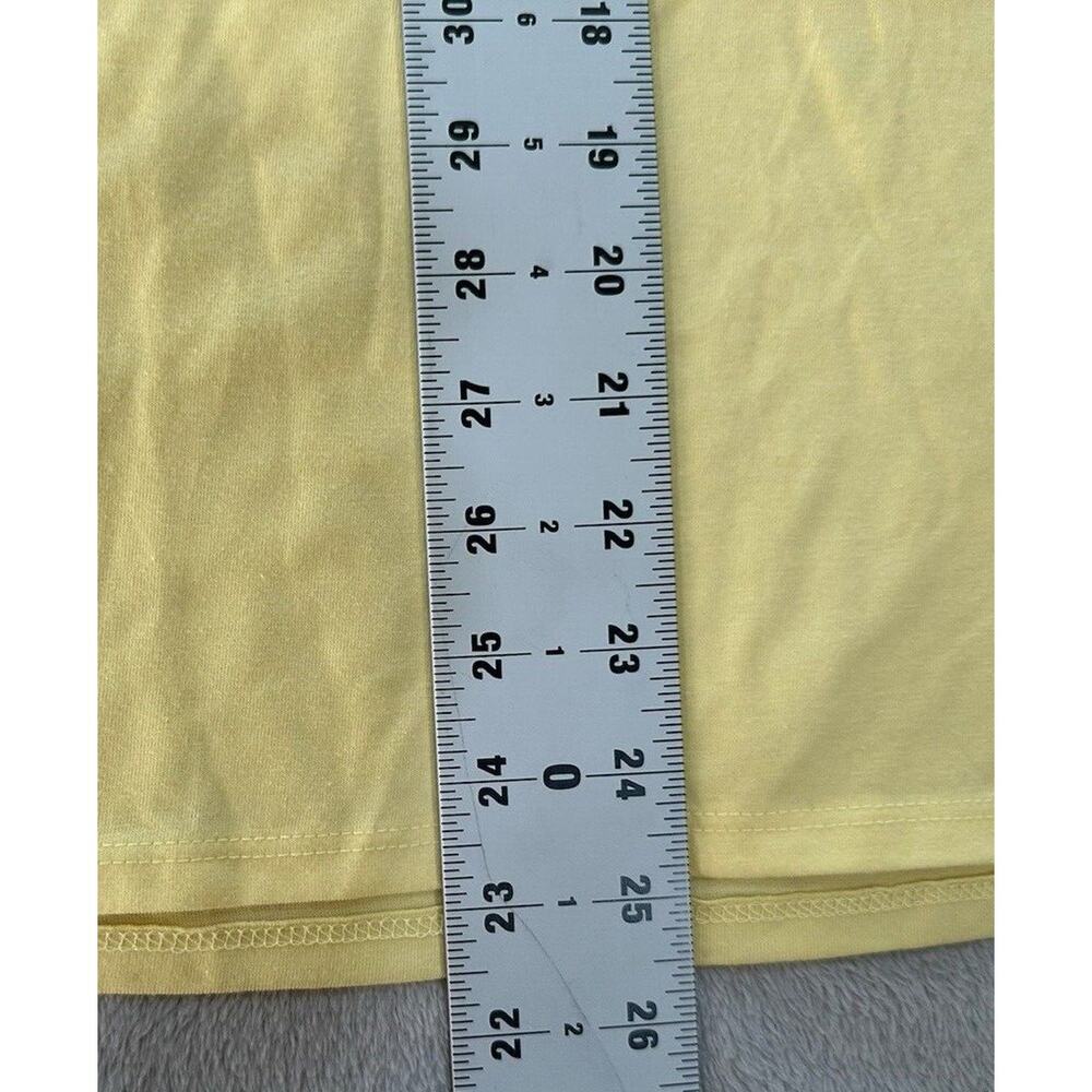 Goodfellow & Co Men's Yellow Solid Tank Size M - Picture 4 of 9